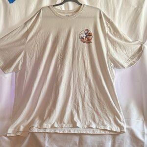 Cream Graphic T-Shirt with Unique Design